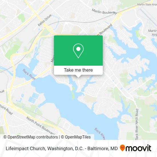 Lifeimpact Church map