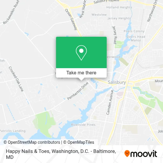 Happy Nails & Toes map