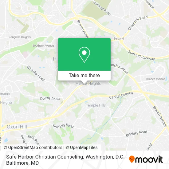 Safe Harbor Christian Counseling map