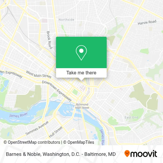 Barnes & Noble map