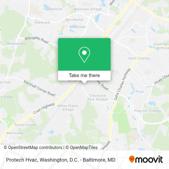 Protech Hvac map