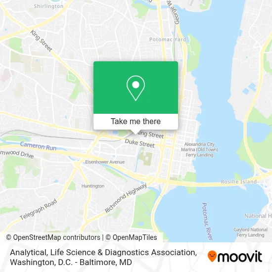 Analytical, Life Science & Diagnostics Association map
