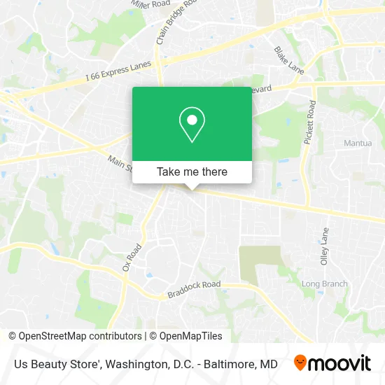 Us Beauty Store' map