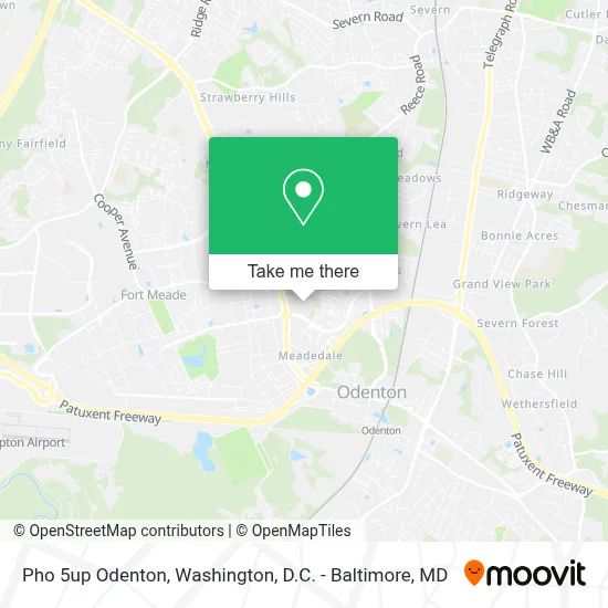 Pho 5up Odenton map