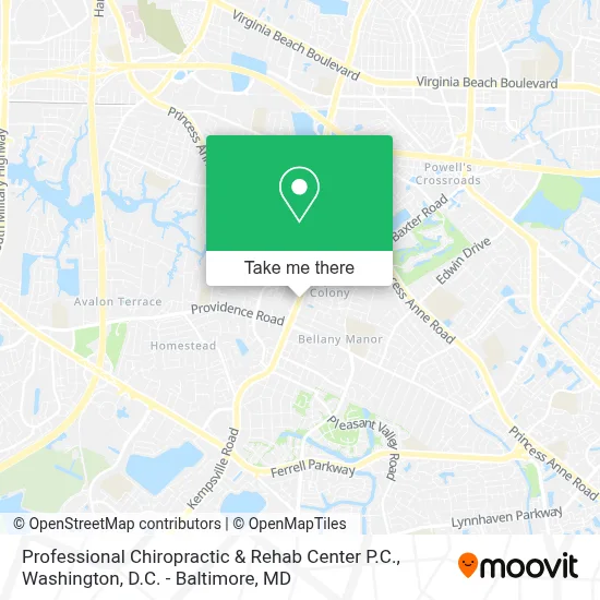 Professional Chiropractic & Rehab Center P.C. map