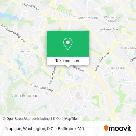Truplace map