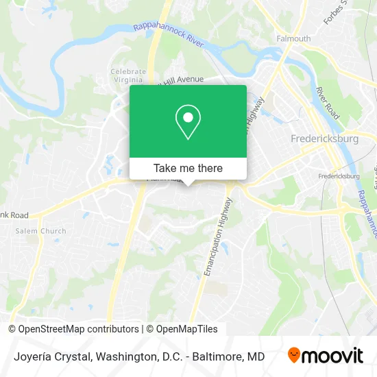 Joyería Crystal map