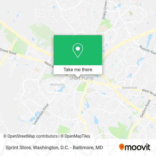 Sprint Store map