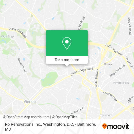 Rp Renovations Inc. map