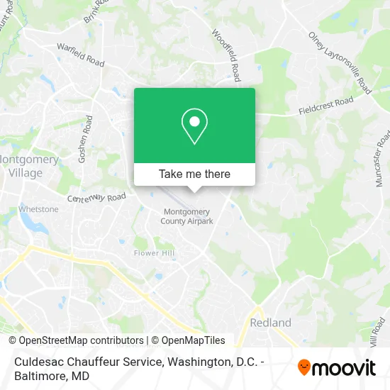 Culdesac Chauffeur Service map