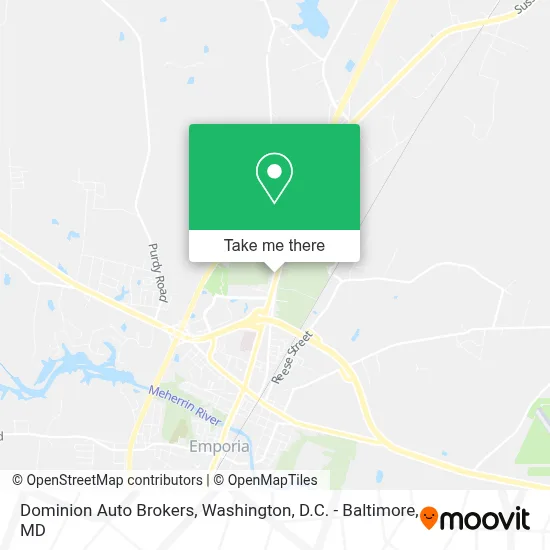 Dominion Auto Brokers map