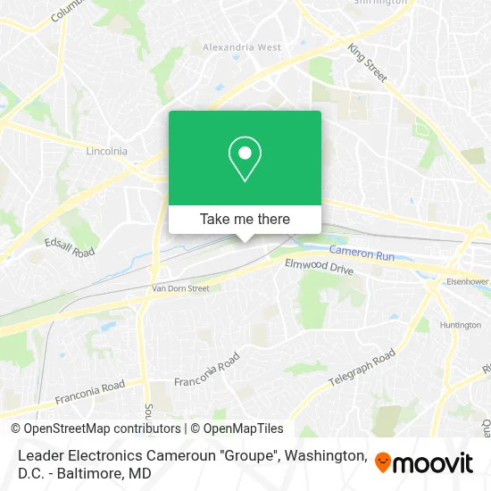 Leader Electronics Cameroun ''Groupe'' map