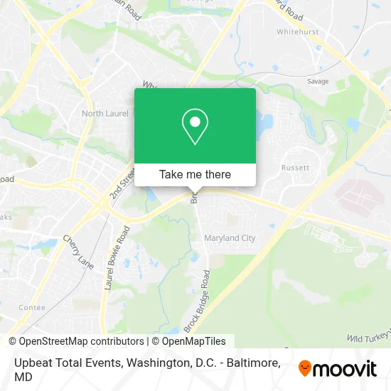 Upbeat Total Events map