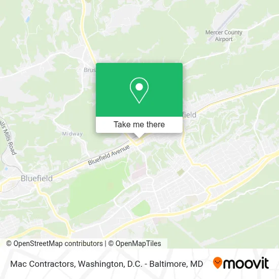 Mac Contractors map