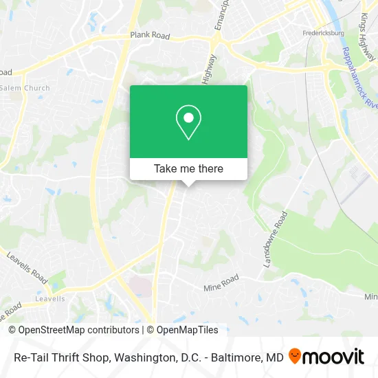 Re-Tail Thrift Shop map