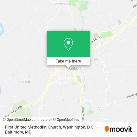 First United Methodist Church map