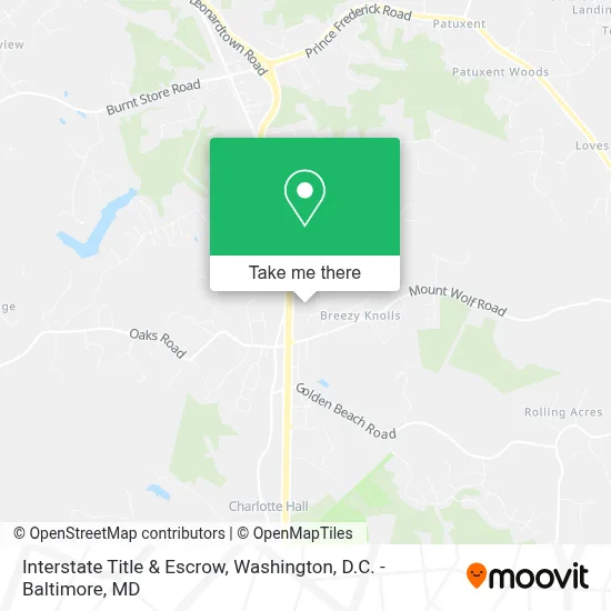 Interstate Title & Escrow map