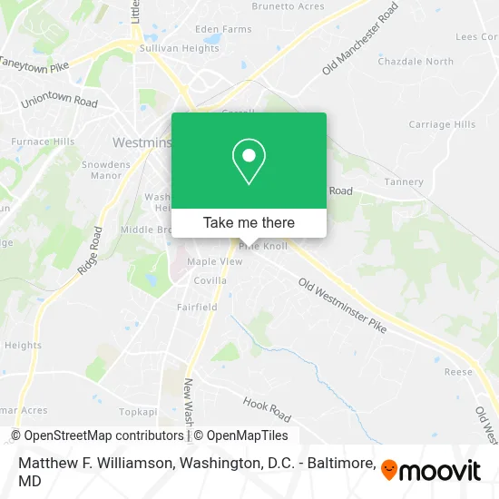 Matthew F. Williamson map