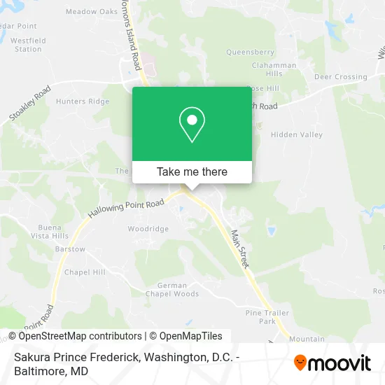 Sakura Prince Frederick map