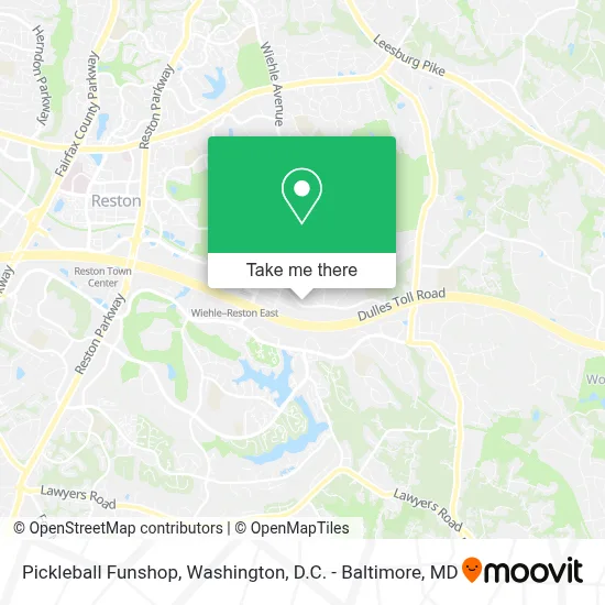 Pickleball Funshop map