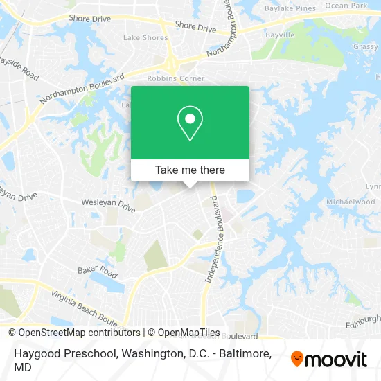 Haygood Preschool map