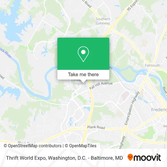 Thrift World Expo map