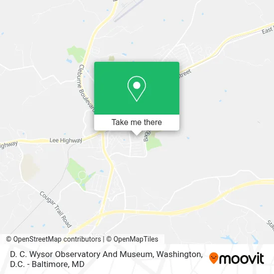 D. C. Wysor Observatory And Museum map