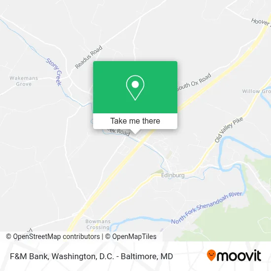 F&M Bank map