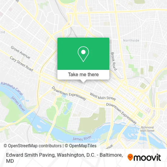 Edward Smith Paving map