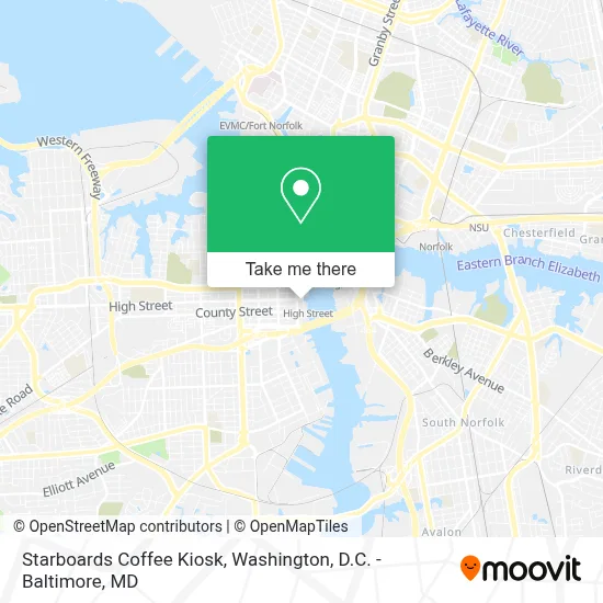 Starboards Coffee Kiosk map