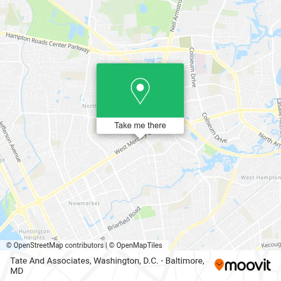 Tate And Associates map