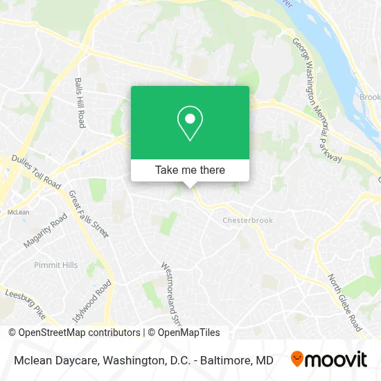 Mclean Daycare map