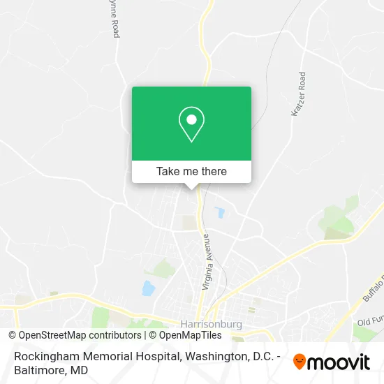 Rockingham Memorial Hospital map