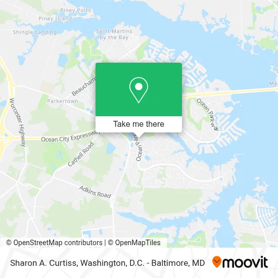 Sharon A. Curtiss map