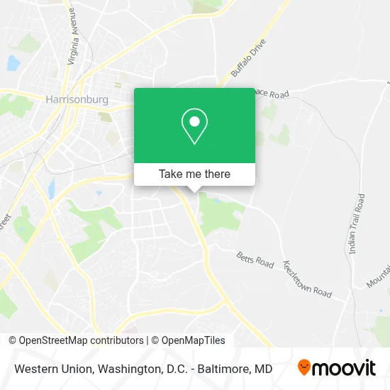 Western Union map
