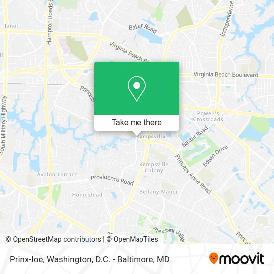 Prinx-Ioe map