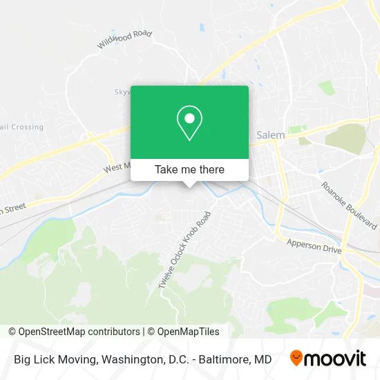 Big Lick Moving map