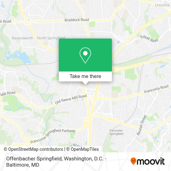 Offenbacher Springfield map