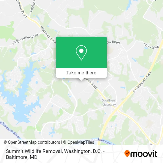 Summit Wildlife Removal map