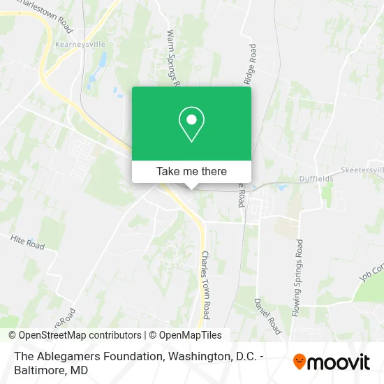The Ablegamers Foundation map
