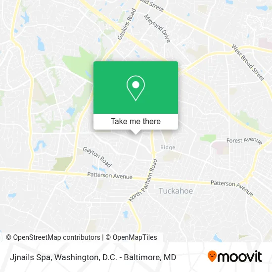 Jjnails Spa map
