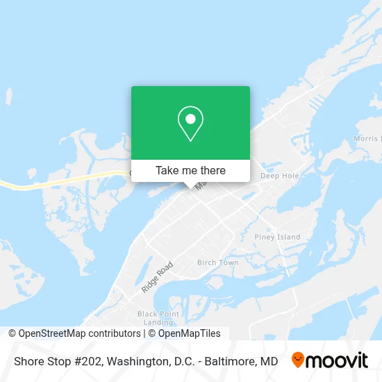 Shore Stop #202 map