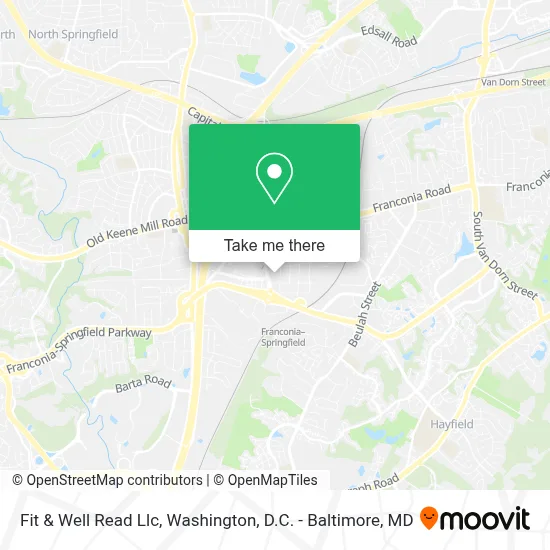 Fit & Well Read Llc map