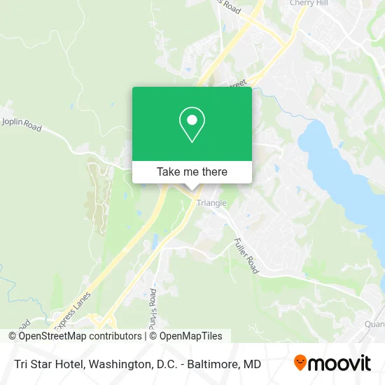 Tri Star Hotel map