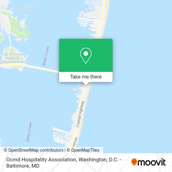 Ocmd Hospitality Association map