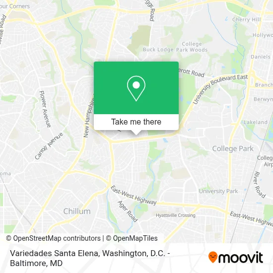 Variedades Santa Elena map