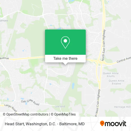 Head Start map