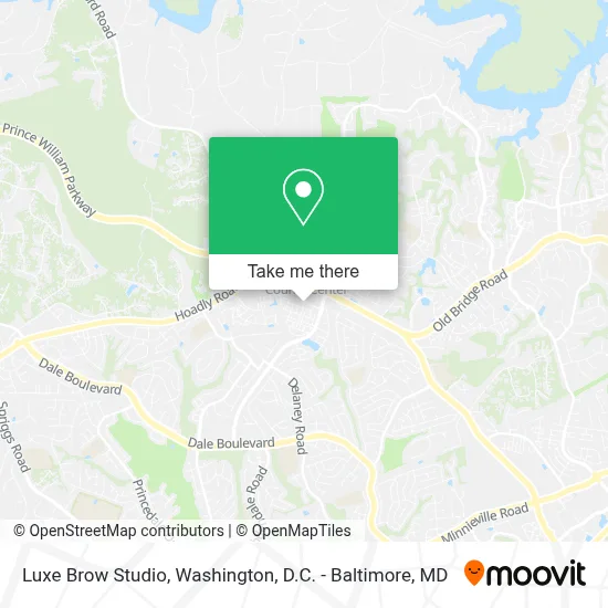 Luxe Brow Studio map
