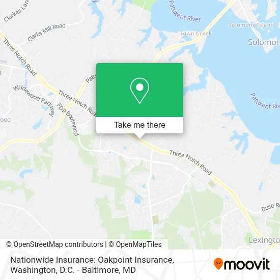 Nationwide Insurance: Oakpoint Insurance map
