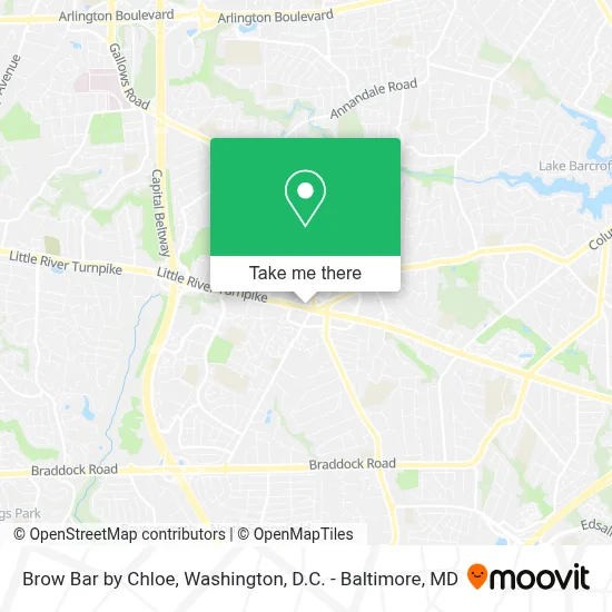 Brow Bar by Chloe map